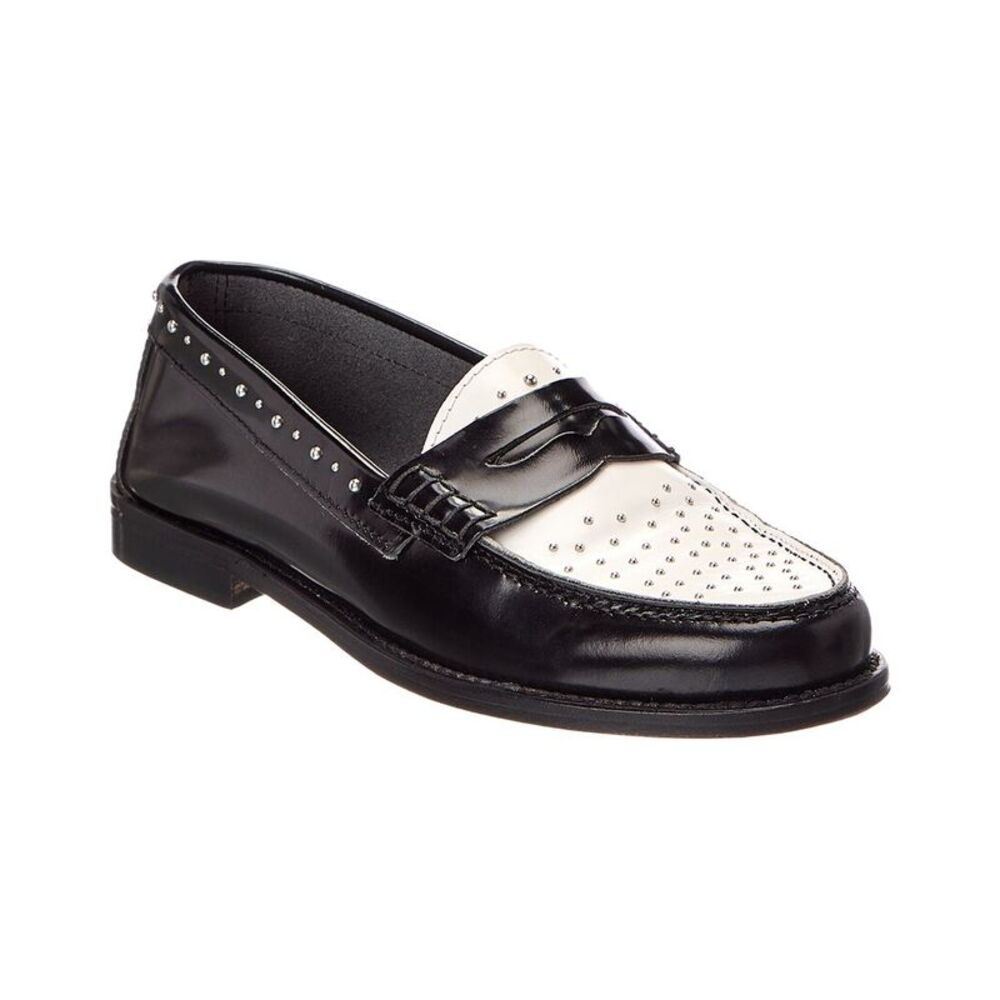 Baldinini Leather Loafer, Black
